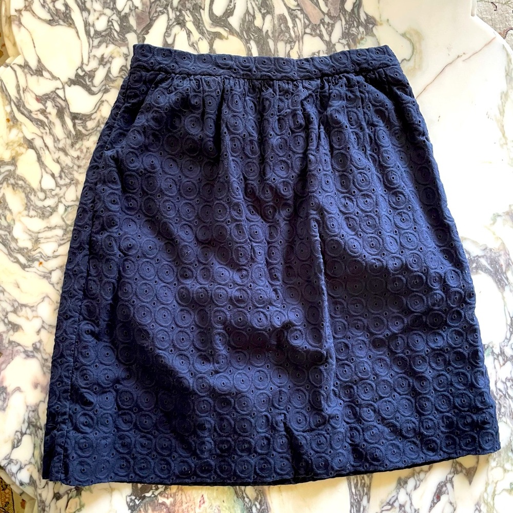 J. Crew eyelet skirt